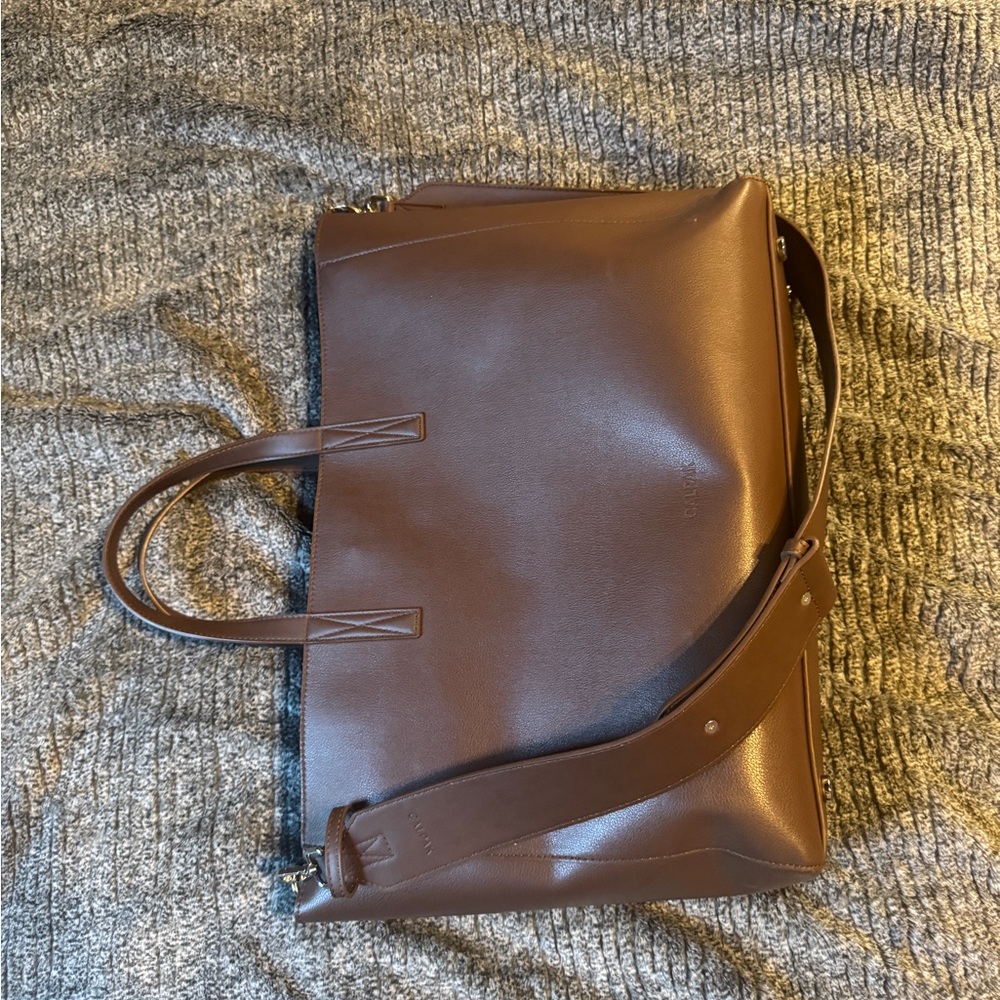 Calpak Haven Laptop Tote Bag in Espresso